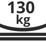 130 kg